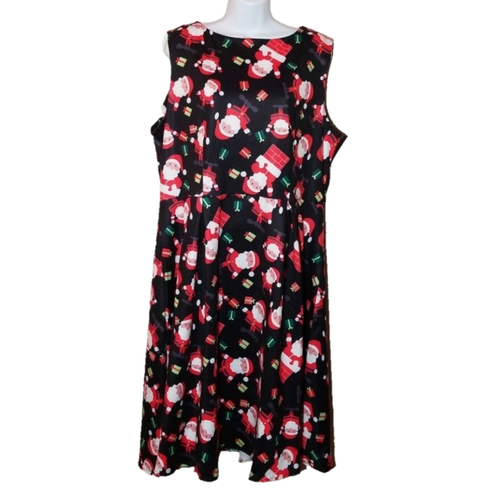 NWT OUGES SANTA A line Dress XXL